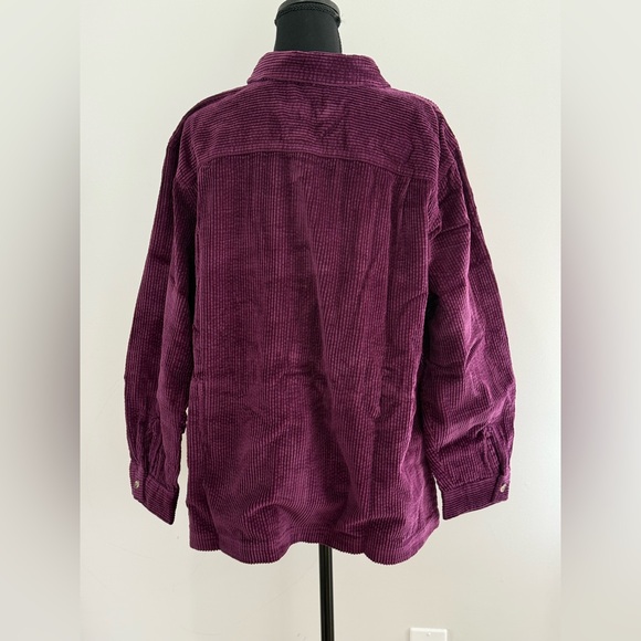 New Worn LL Bean XL Petite Purple Corduroy Women's 251 - Picture 4 of 8